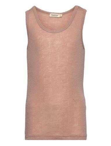 Tavi Tops T-shirts Sleeveless Pink MarMar Copenhagen