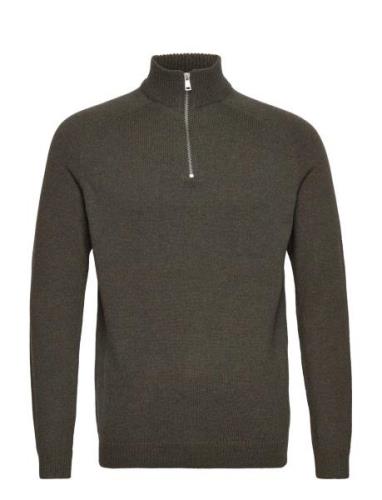 Onsedward Reg 7 Wool Half Zip Knit Cs Tops Knitwear Half Zip Jumpers K...