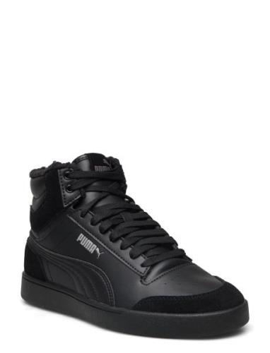 Puma Shuffle Mid Fur Sport Sneakers High-top Sneakers Black PUMA