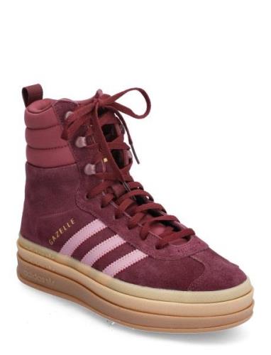 Gazelle Shoes Sport Sneakers High-top Sneakers Burgundy Adidas Origina...