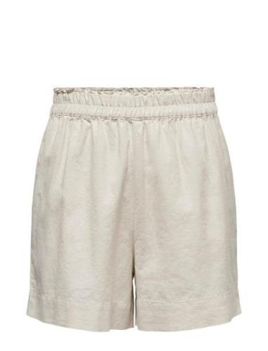 Onltokyo Hw Linen Blend Shorts Pnt Noos Bottoms Shorts Casual Shorts B...