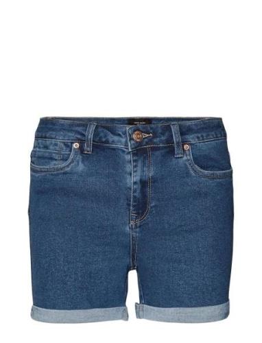 Vmluna Mr Fold Shorts Mix Ga Noos Bottoms Shorts Denim Shorts Blue Ver...