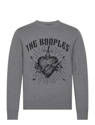 Pull Designers Knitwear Round Necks Grey The Kooples