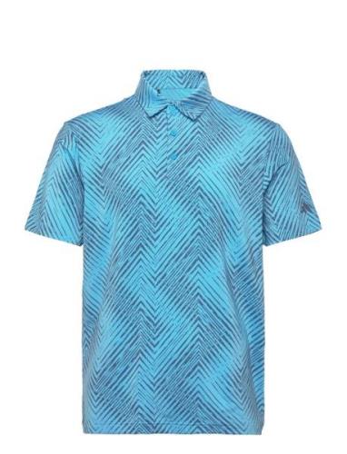 Ult365 Allover Sport Polos Short-sleeved Blue Adidas Golf