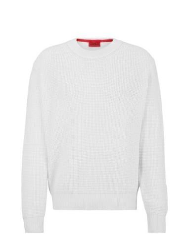 Saui Designers Knitwear Round Necks White HUGO