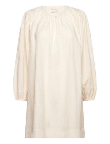 Faith Tunic Dress Poplin Tops Tunics Cream Moshi Moshi Mind