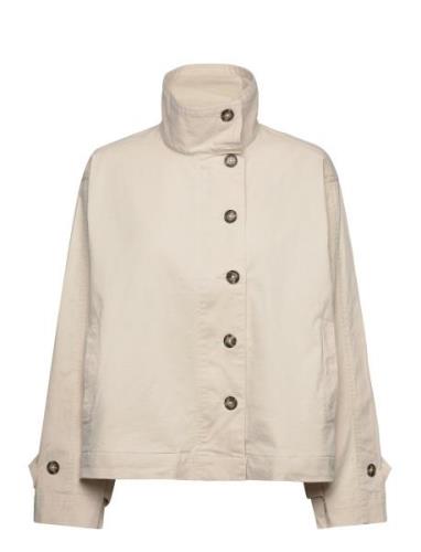 Bulgariall Jacket Ls Outerwear Jackets Light-summer Jacket Beige Lolly...