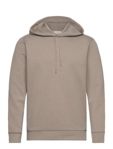 Fabien Designers Sweatshirts & Hoodies Hoodies Beige Reiss