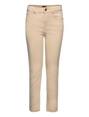 Daren Twill Bottoms Jeans Skinny Jeans Cream Lee Jeans