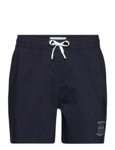 Hudö Hybrid Shorts Bottoms Shorts Casual Navy Makia