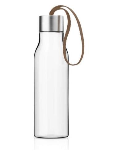 Drinking Bottle 0.5 L Mocca Home Kitchen Water Bottles Brown Eva Solo