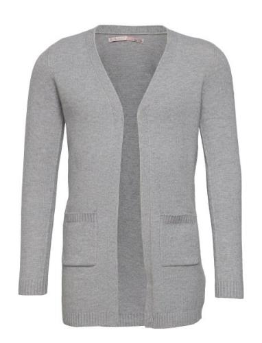 Koglesly L/S Open Cardigan Knt Noos Tops Knitwear Cardigans Grey Kids ...