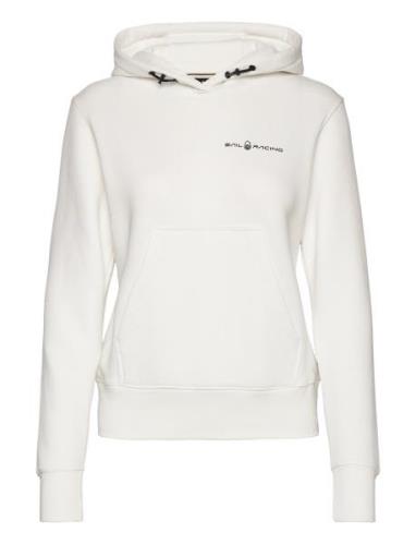 W Gale Logo Hood Sport Sweatshirts & Hoodies Hoodies White Sail Racing