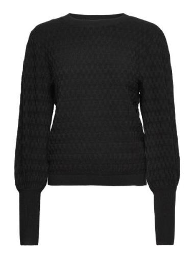 Onlfaye Life Ls O-Neck Cs Knt Tops Knitwear Jumpers Black ONLY