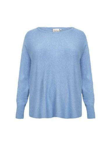 Wa-Samanda 1 Tops Knitwear Jumpers Blue Wasabiconcept