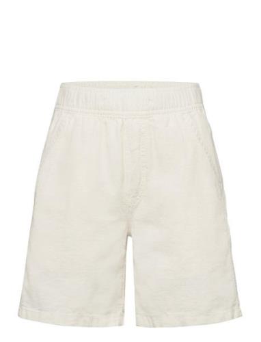 Shorts Linen Blend Bottoms Shorts Beige Lindex