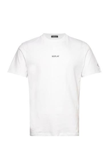 T-Shirt Regular Tops T-Kortærmet Skjorte White Replay