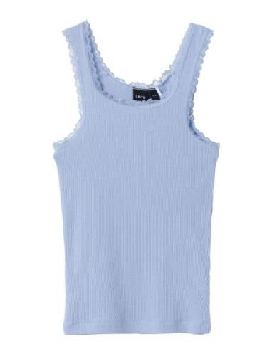 Nlfkab Sl Short Tank S Top Tops T-shirts Sleeveless Blue LMTD