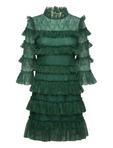 Carmine Mini Dress Designers Short Dress Green Malina