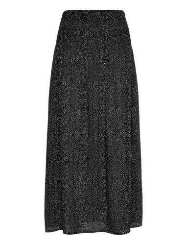 Eduasz Skirt Lang Nederdel Black Saint Tropez