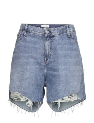 Mom Short Plus Bottoms Shorts Denim Shorts Blue Calvin Klein Jeans