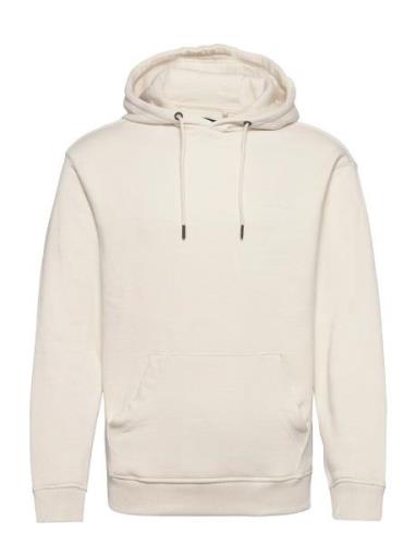 Bhdownton Hood Sweat Noos Tops Sweatshirts & Hoodies Hoodies Cream Ble...