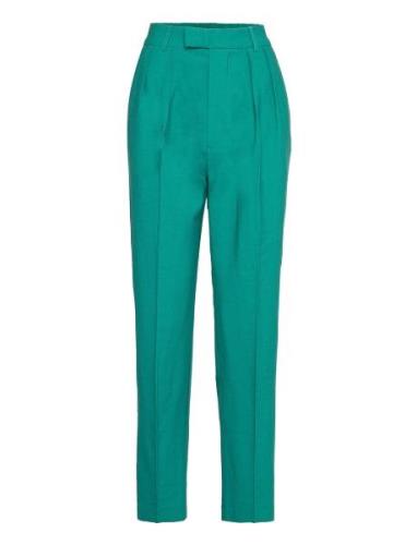 Mimmi Trousers Bottoms Trousers Straight Leg Green Gina Tricot