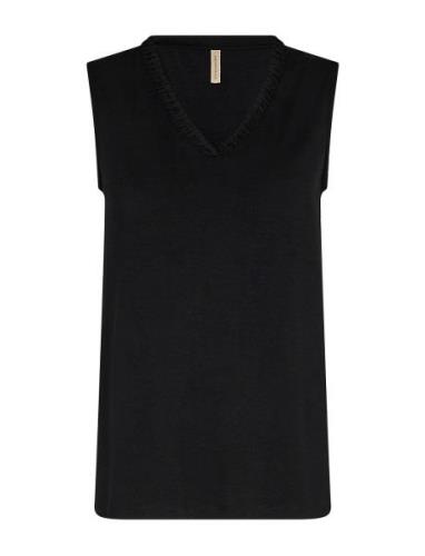 Sc-Marica Tops T-shirts & Tops Sleeveless Black Soyaconcept