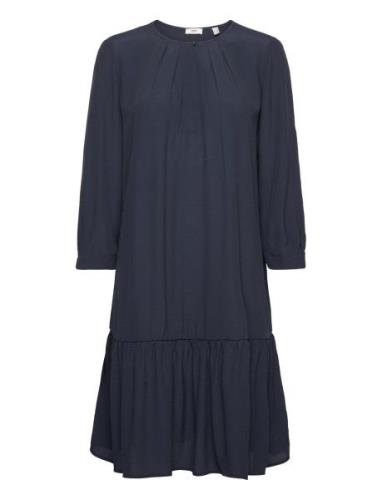 Dresses Light Woven Knælang Kjole Navy Esprit Casual