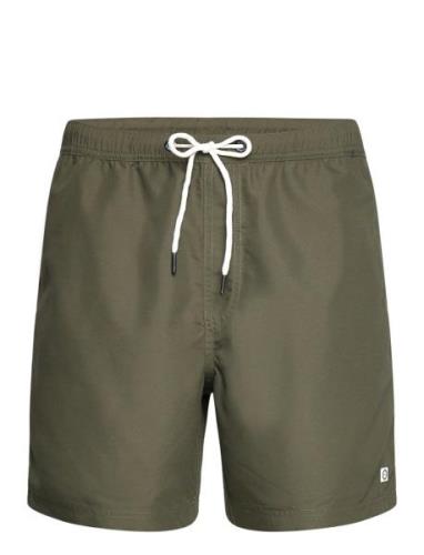 Bs Havana Regular Fit Swim Shorts Badeshorts Green Bruun & Stengade