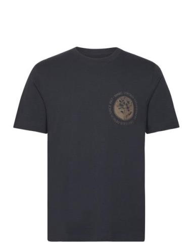 T-Shirts Short Sleeve Tops T-Kortærmet Skjorte Navy Marc O'Polo