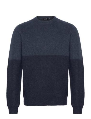 Onstegan Reg 5 Cb Wool Crew Knit Bf Tops Knitwear Round Necks Navy ONL...