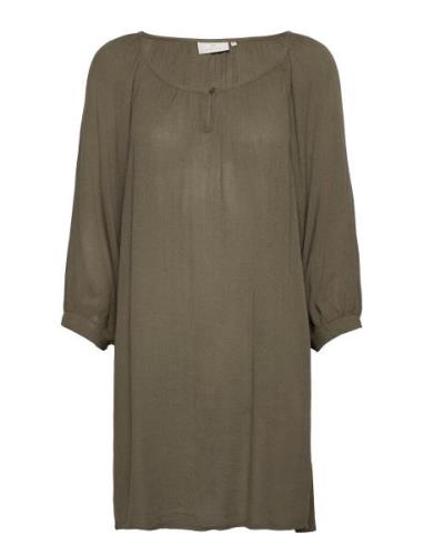 Amber Tunic Tops Tunics Green Kaffe