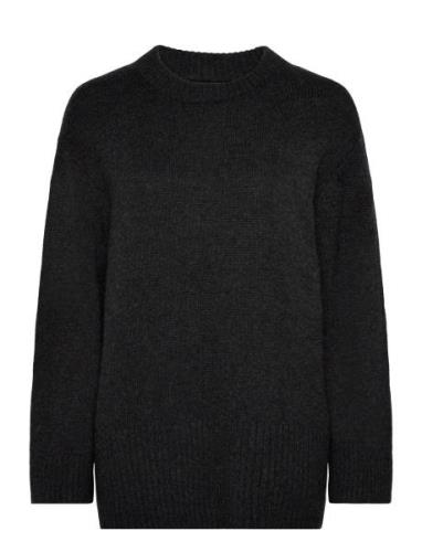 Eliette Crew Neck 14938 Tops Knitwear Jumpers Black Samsøe Samsøe