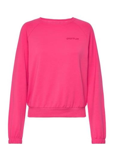 Onpfrei Logo On Ls Swt Sport Sweatshirts & Hoodies Sweatshirts Pink On...