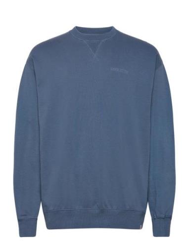 Loose Crewneck Tops Sweatshirts & Hoodies Sweatshirts Blue Revolution