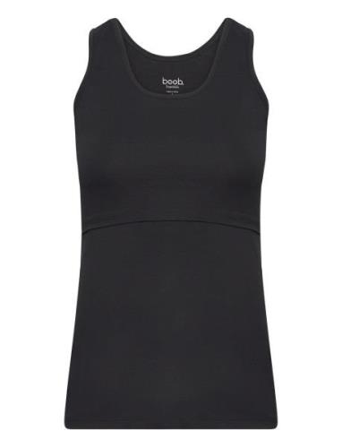 Nursing Tanktop Tops T-shirts & Tops Sleeveless Black Boob