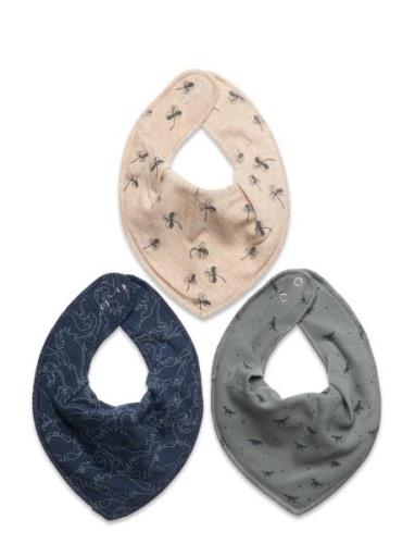 Bandana Bibs 3-Pack Baby & Maternity Care & Hygiene Dry Bibs Multi/pat...