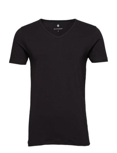 Jbs Of Dk T-Shirt V-Neck Tops T-Kortærmet Skjorte Black JBS Of Denmark