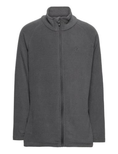 Fleece Jacket, Full Zip Outerwear Fleece Outerwear Fleece Jackets Grey...