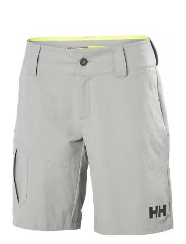 W Qd Cargo Shorts Sport Shorts Sport Shorts Grey Helly Hansen