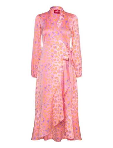 Laracras Dress Maxikjole Festkjole Pink Cras