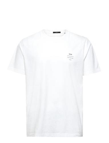 Organic Neuw Band Tee Tops T-Kortærmet Skjorte White NEUW