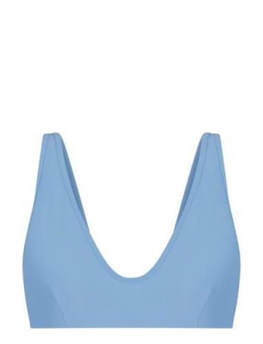 Ayan Bikini Top Swimwear Bikinis Bikini Tops Bandeau Bikinitops Blue R...