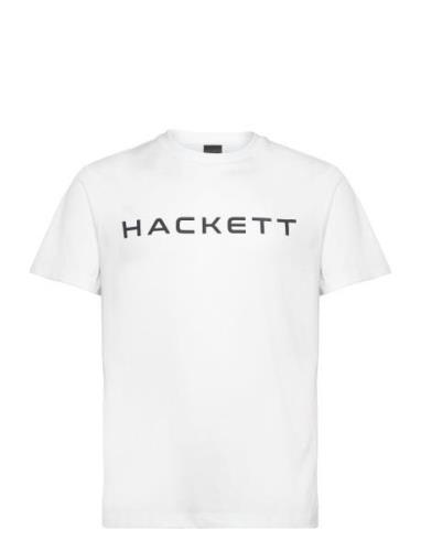 Essential Tee Tops T-Kortærmet Skjorte White Hackett London