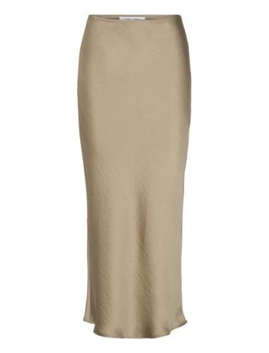 Saagneta Long Skirt 12956 Lang Nederdel Khaki Green Samsøe Samsøe