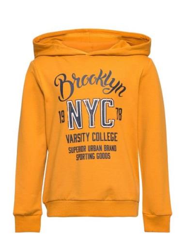 Nkmvugo Ls Sweat Wh Bru O1 Tops Sweatshirts & Hoodies Hoodies Orange N...