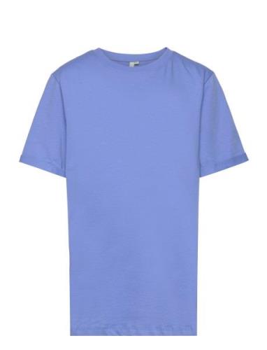 Pkria Ss Fold Up Solid Tee Tw Bc Noos Tops T-Kortærmet Skjorte Blue Li...