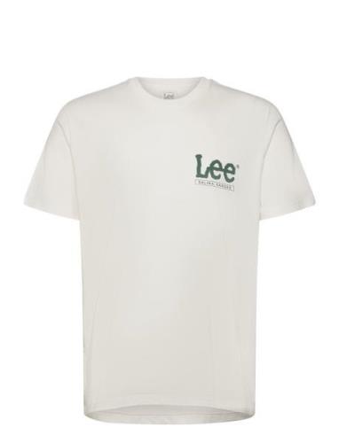 Ss Tee Tops T-Kortærmet Skjorte White Lee Jeans