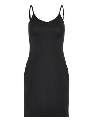 Mschbetrina Strap Dress Kort Kjole Black MSCH Copenhagen